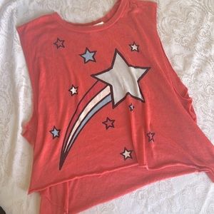 Wildfox Star Graphic Tank , M